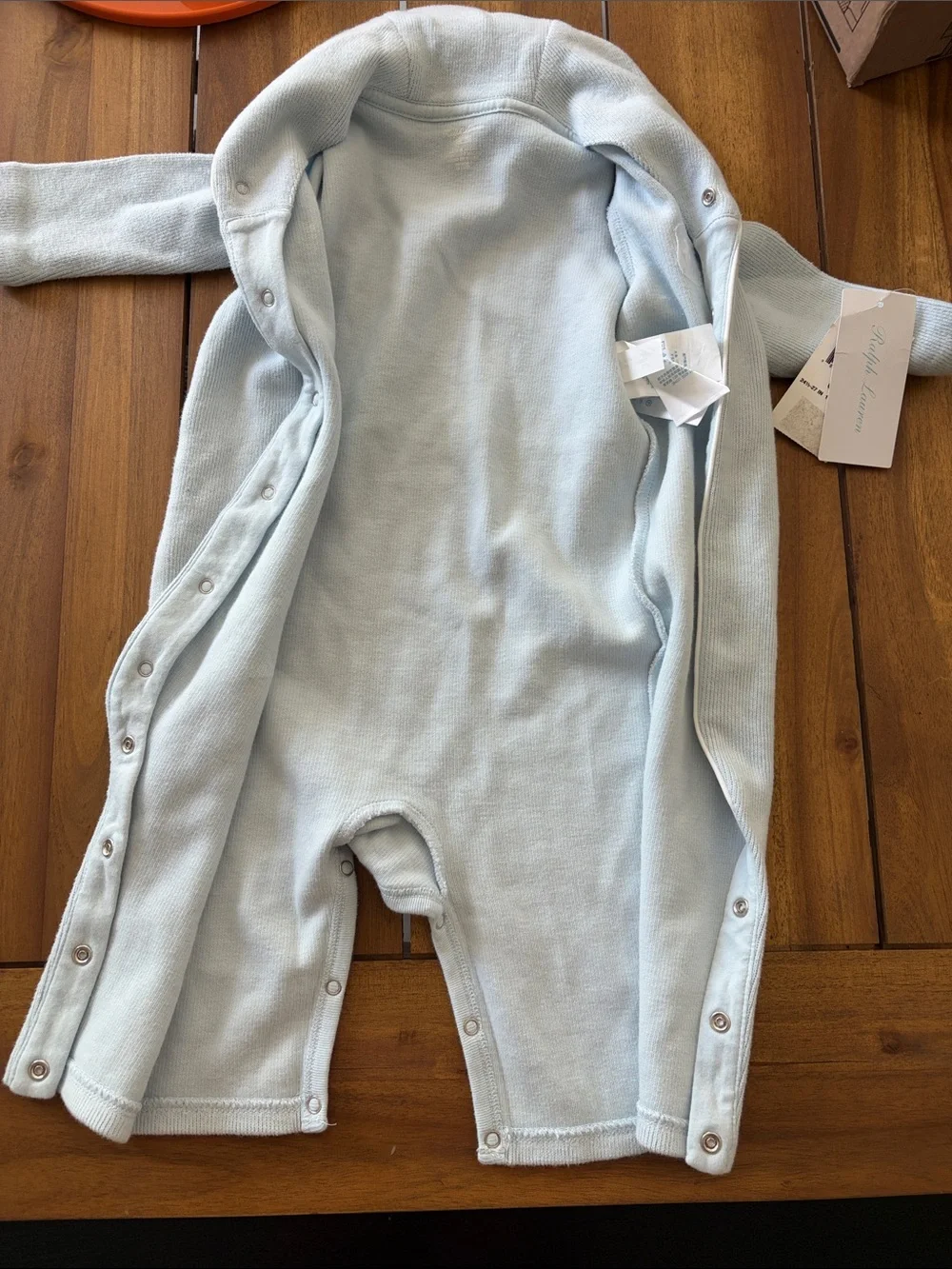 Ralph Lauren Baby boy French-rib cotton overall 6mo